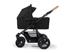 Bumbleride Era Reversible Seat Stroller Matte Black with Bassinet Accessory