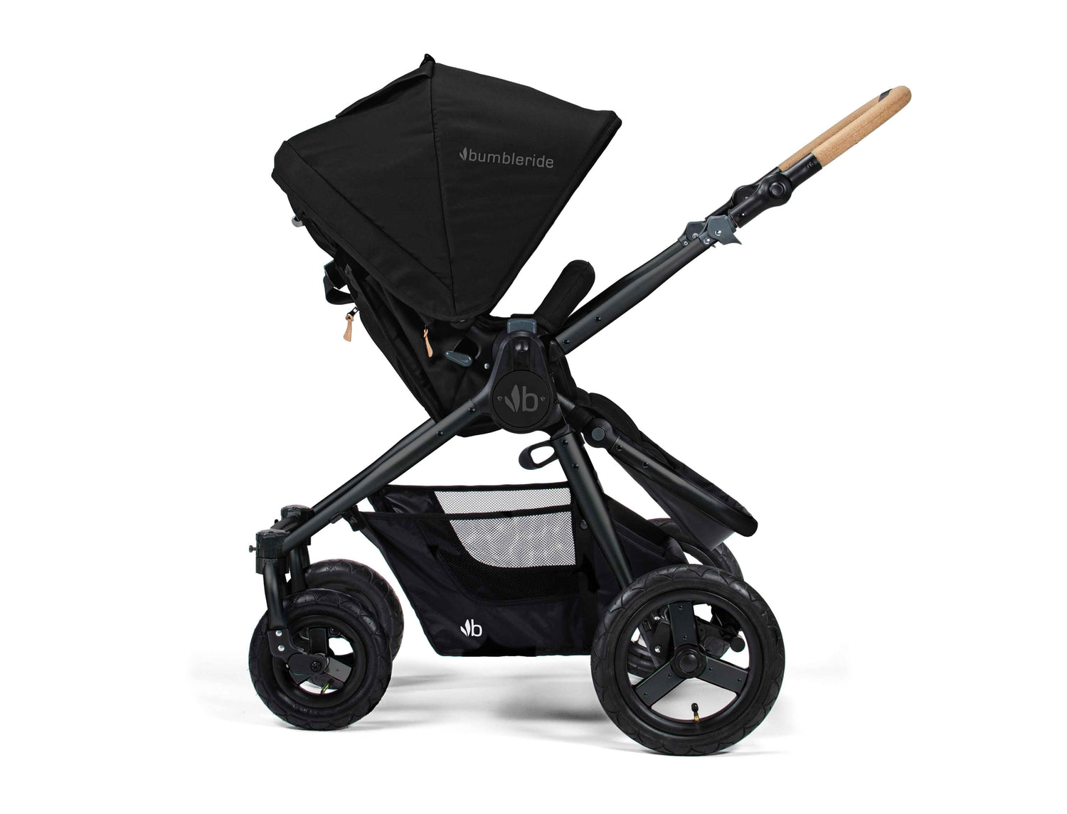 Bumbleride Era Reversible Seat Stroller Matte Black Seat Reversed