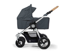 Bumbleride Era Reversible Seat Stroller Dawn Grey with Bassinet Accessory