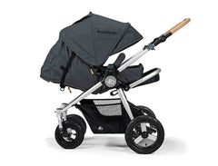 Bumbleride Era Reversible Seat Stroller Dawn Grey Seat Reversed Infant Mode
